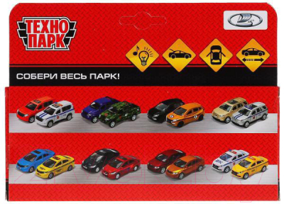 Автомобиль игрушечный Технопарк ВАЗ-2106 Жигули Спорт / 2106-12SLSRT-BU
