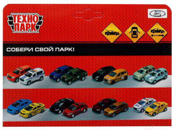 Автомобиль игрушечный Технопарк Lada Niva / LADANIVA-12-RD — фото 6