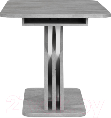 Обеденный стол Аквилон Аврора раздвижной (цемент светлый/белый)