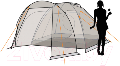 Палатка Canadian Camper Rino 4 (Woodland)
