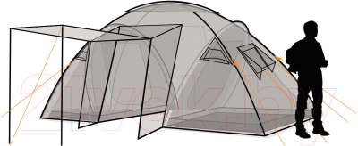 Палатка Canadian Camper Sana 4 Plus (Royal)