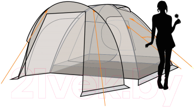Палатка Canadian Camper Rino 2 (Royal)
