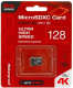 Карта памяти Qumo microSDXC 128GB Q33344 (QM128GMICSDXC10U3NA) - 