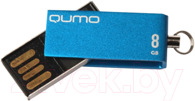 Usb flash накопитель Qumo 2.0 8GB QM8GUD-FLD-Blue / Q32919
