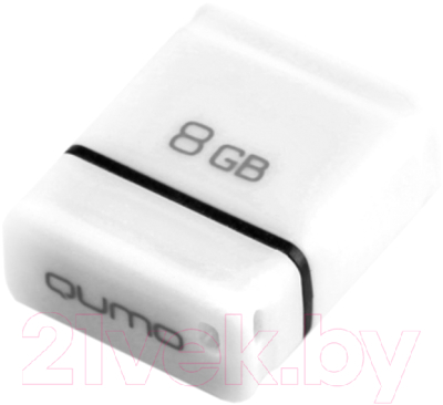 Usb flash накопитель Qumo 2.0 8GB QM8GUD-Nano-W / Q18322