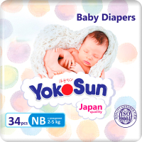 

Подгузники детские YokoSun, NB 2-5кг