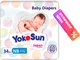 Подгузники детские YokoSun NB 2-5кг (34шт) - 