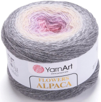 

Пряжа для вязания Yarnart, Flowers Alpaca 20% альпака, 80% акрил / 413