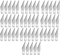 Набор сменных лезвий канцелярских ХоббиБум Для макетного ножа (50шт) - 