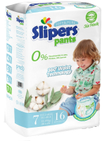 Подгузники-трусики детские Slipers 3Х-большой ЕP-207 / Pants3X (16шт) - 