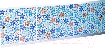 Экран для ванны Alavann Оптима Decor 150 (мозаика синяя)