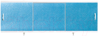 Экран для ванны Alavann Оптима 150 (синий/капли)