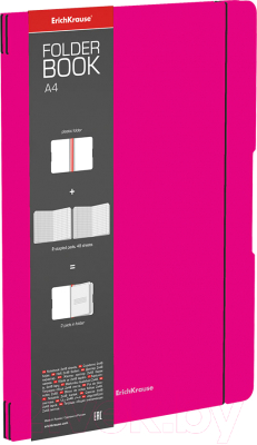 Тетрадь Erich Krause FolderBook Neon / 56103 (розовый)