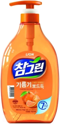 Средство для мытья посуды Lion Chamgreen С экстрактом японского мандарина (965мл)