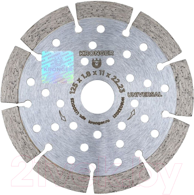 Отрезной диск алмазный Kronger U200125U