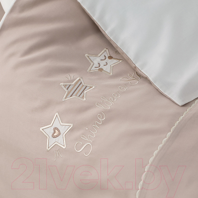 Комплект постельного белья Perina Little Star / ПК3-07.12 (песочный)