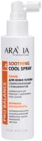 Тоник для волос Aravia Soothing Cool Spray себорегулирующий с криоэффектом (150мл) - 