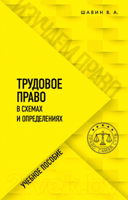 Книга Эксмо Трудовое право в схемах и определениях (Шавин В.А.)