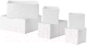 Набор коробок для хранения Ikea Скубб 004.285.49 (белый) - 