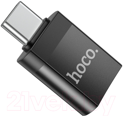 Адаптер Hoco UA17 Type-C male - USB female USB3.0 (черный)