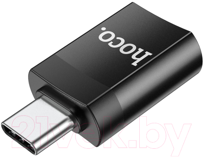 Адаптер Hoco UA17 Type-C male - USB female USB3.0 (черный)