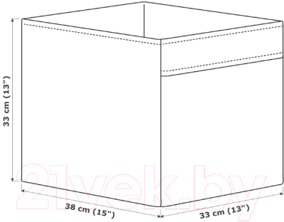 Коробка для хранения Ikea Дрена 104.439.74