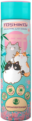 Шампунь для животных Toshiko Гипоаллергенный для кошек (300мл)