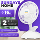 Вентилятор Sundays Home RTJ-15 (белый) - 