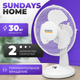 Вентилятор Sundays Home FT-23EII (белый) - 