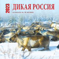 

Календарь настенный Эксмо, Дикая Россия на 16 мес. 2023г / 9785041627874