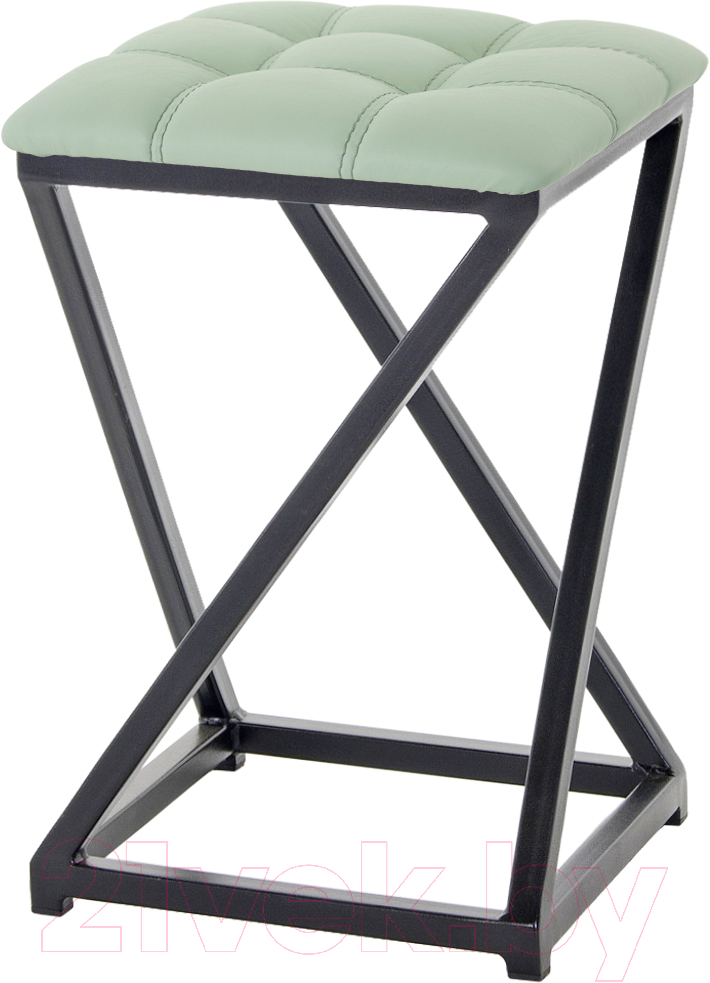 Табурет AMC Comfort 8К1.10 (кожзам мятный/черный)