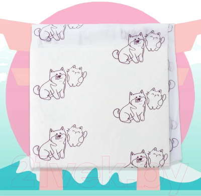 Одноразовая пеленка для животных Toshiko С ароматом сакуры 60x90см (10шт)