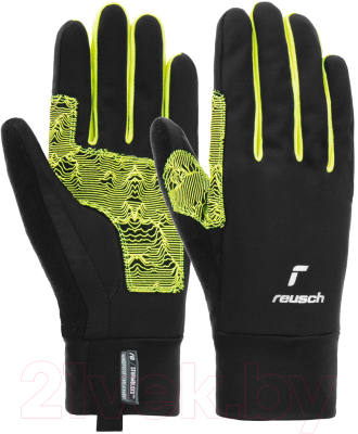 Перчатки лыжные Reusch Arien Stormbloxx Touch-Tec / 6206103-7752 (р-р 8.5, Black/Safety Yellow)