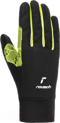 Перчатки лыжные Reusch Arien Stormbloxx Touch-Tec / 6206103-7752 (р-р 9.5, Black/Safety Yellow)