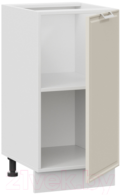 Шкаф-стол кухонный ТриЯ Белладжио 1Н4 (белый/софт панакота)