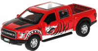 Автомобиль игрушечный Технопарк Ford F150 Raptor Хищники / F150RAP-12PRE-RD - 