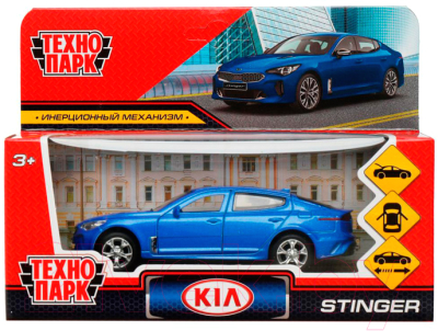 Автомобиль игрушечный Технопарк Kia Stinger / STINGER-12-BU (синий)