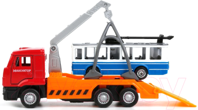 Эвакуатор игрушечный Технопарк С троллейбусом / SB-17-24-G-WB