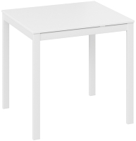 Обеденный стол ТриЯ Слайд тип 1 раздвижной (белый матовый/белый) - 