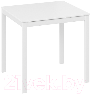 Обеденный стол ТриЯ Слайд тип 1 раздвижной (белый матовый/белый)