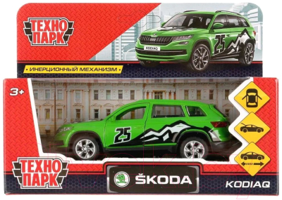 Автомобиль игрушечный Технопарк Skoda Kodiaq Спорт / KODIAQ-S
