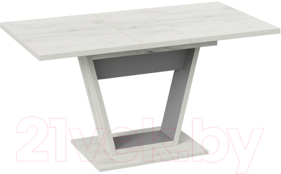 Обеденный стол ТриЯ Гавана тип 1 (дуб крафт белый/серый графит)