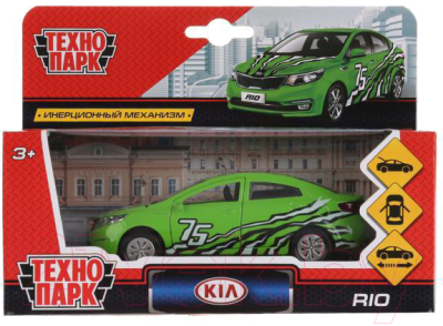 Автомобиль игрушечный Технопарк Kia Rio Спорт / RIO-SPORT