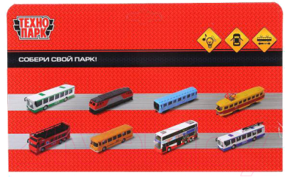 Трамвай игрушечный Технопарк TRAM71403-18SL-BUWH