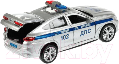 Автомобиль игрушечный Технопарк BMW X6 MK3 G06 Полиция / X6-12SLPOL-SR