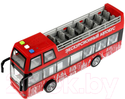 Автобус игрушечный Технопарк Экскурсионный автобус / WY916A-R-RED