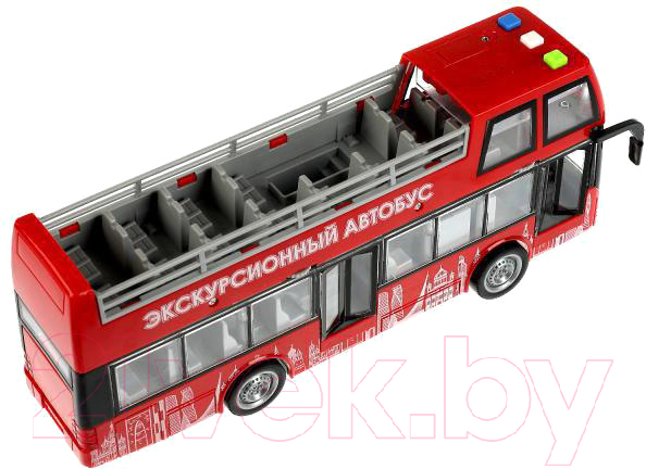 Автобус игрушечный Технопарк Экскурсионный автобус / WY916A-R-RED