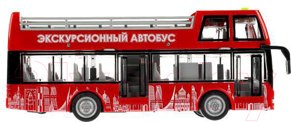 Автобус игрушечный Технопарк Экскурсионный автобус / WY916A-R-RED