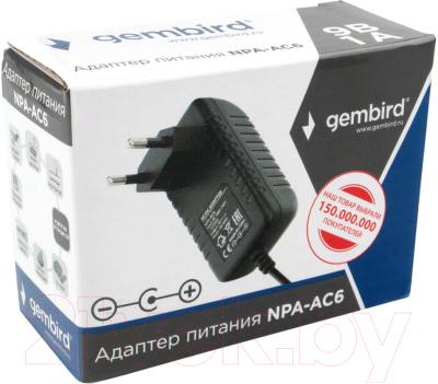 Зарядное устройство сетевое Gembird NPA-AC6