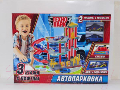Паркинг игрушечный Технопарк Автопарковка / 1304I008-R1